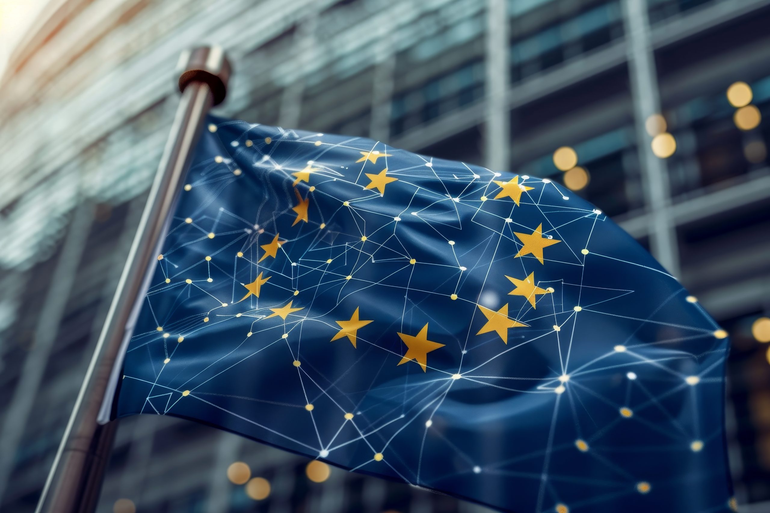 EU regulatory compliance audit in corporate office environment