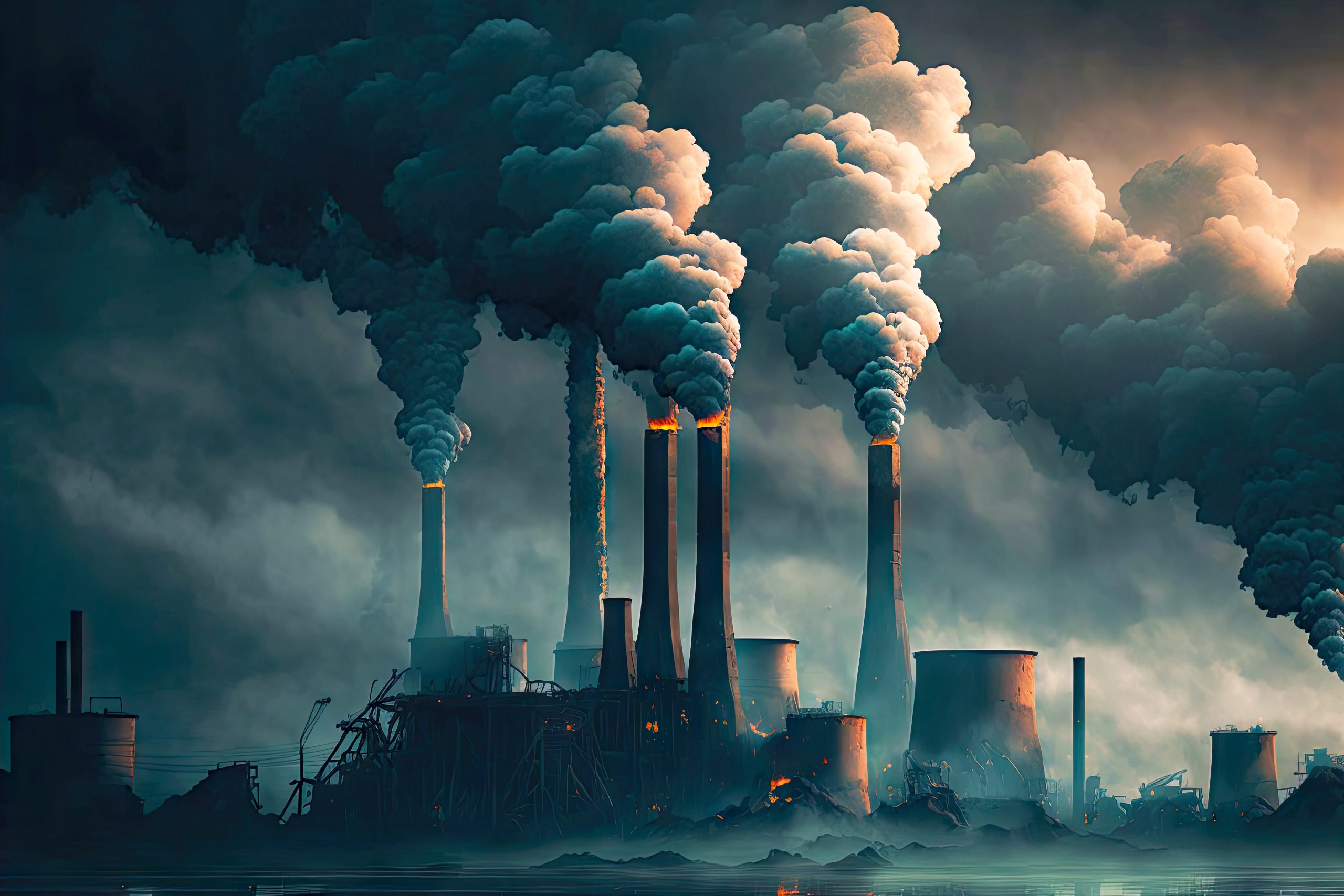 Persistent organic pollutants (POPs) released into the environment